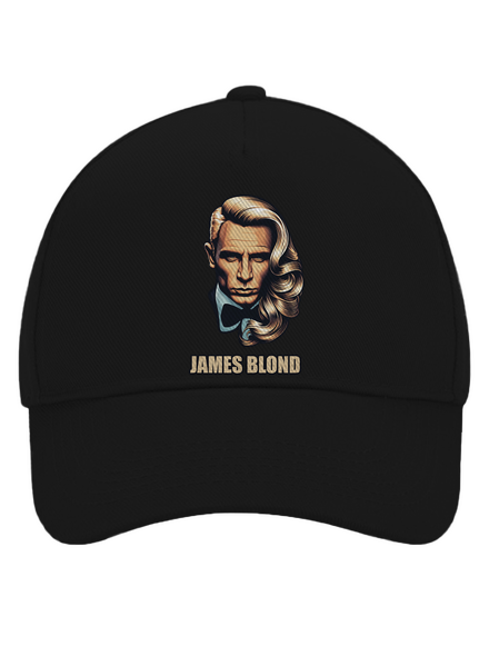 James Blond šiltovka baseballka Black