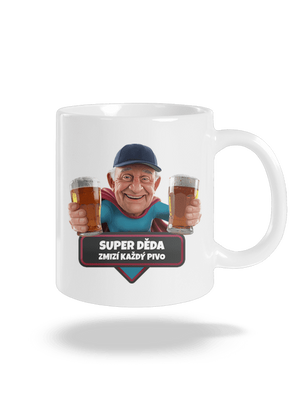 Super dedo klasický hrnček White