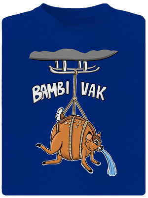 Bambi vak pánske športové tričko Royal Blue Mal