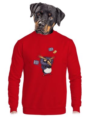 unisex mikina bez kapucne