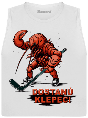 Dostanú klepec dámske tielko voľné White