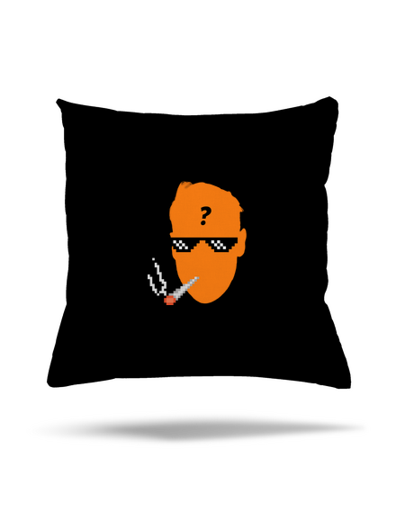 Thug life vankúš Black