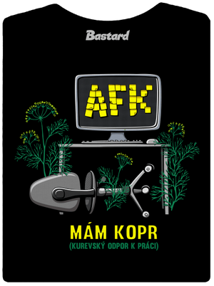 Mám kopr dámske tričko prémium Black