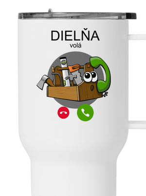 Dielňa volá termohrnček White