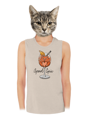 Aperol Špic dámske tielko voľné Heather Peach