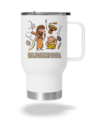 Oldschool termohrnček White