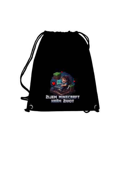 Žijem Minecraft vak Black