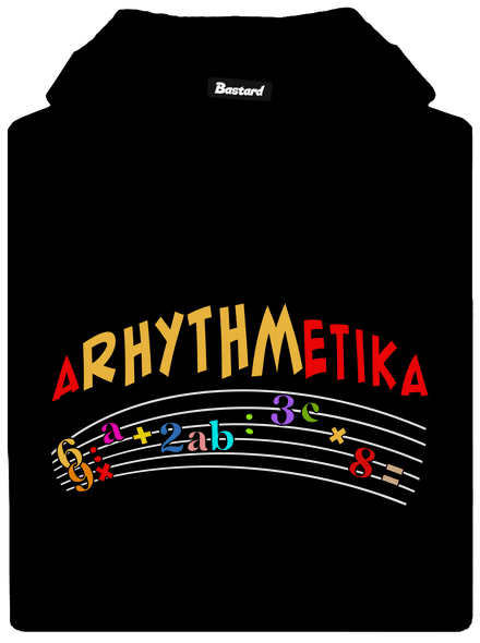 Arhythmetika pánska mikina klokanka Black