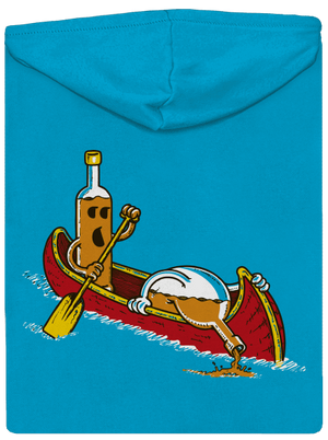 Rumáci dámska mikina na zips Blue Atol