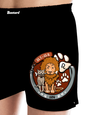 Psí horoskop: Lev pánske trenky Black