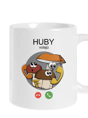 Huby volajú klasický hrnček White