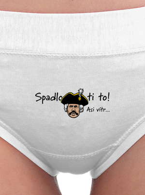 Spadlo ti to dámske nohavičky White