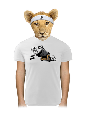 Chceš delo? detské športové tričko White