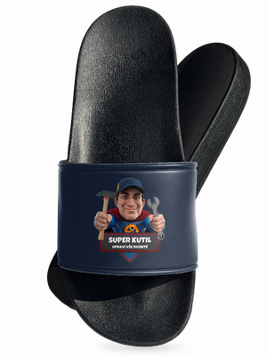 Super otec šľapky Navy
