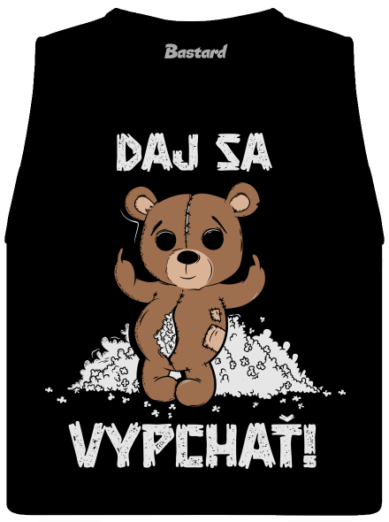 Jdi se vycpat dámske tielko voľné Black
