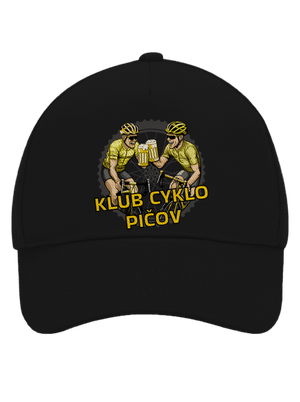 Klub cyklo pičov šiltovka baseballka Black