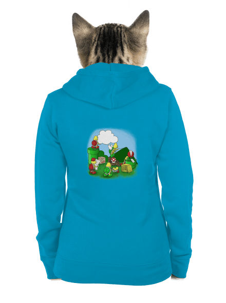 Ako sa stavia nový level? dámska mikina na zips Blue Atol