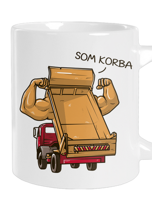 Korba veľký hrnček White