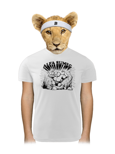 Alfasumec detské športové tričko White