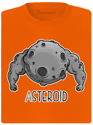 Asteroid dámske športové tričko Neon Orange
