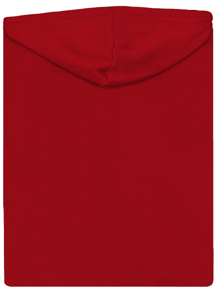 Bez potlače pánska mikina na zips Red
