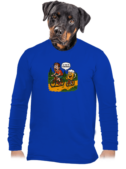 Dobehnem ťa pánske dlhý rukáv Royal Blue