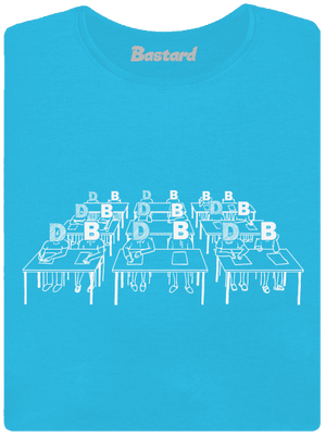 Cimrman: Debil, blbeček dámske tričko s lemom Blue Atol