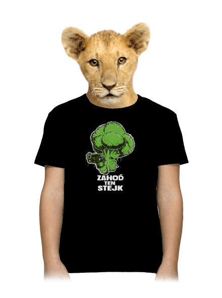 Zahoď ten stejk detské tričko Black