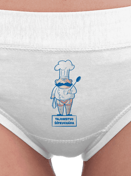Tajomstvo šéfkuchára dámske nohavičky White