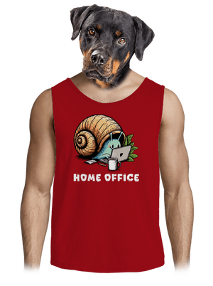 Slimákov home office pánske tielko Red