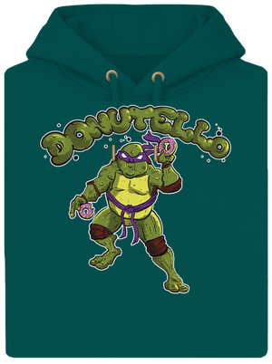 Donutello unisex mikina premium Emerald Green