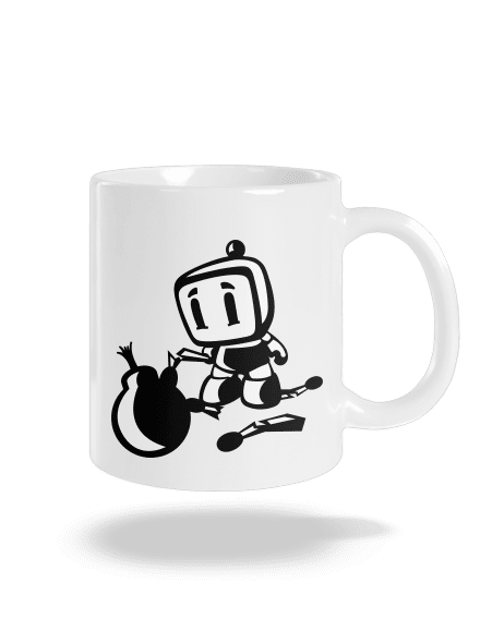 Bomberman klasický hrnček White