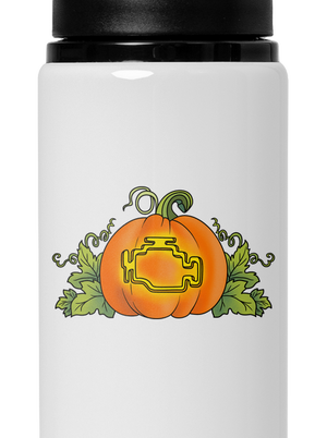 Strašidelný Halloween flaša na vodu White