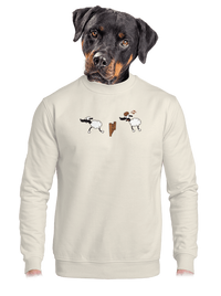 unisex mikina bez kapucne