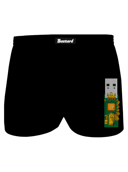 USB city pánske trenky Black