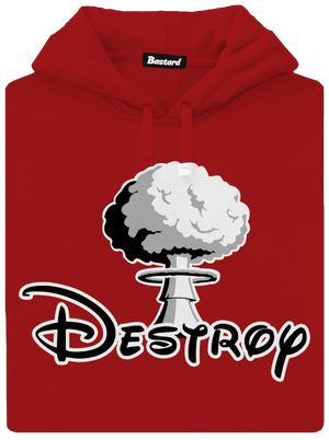 Destroy dámska mikina klokanka Red Mal