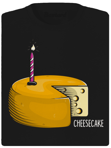 Cheese cake dámske športové tričko Black