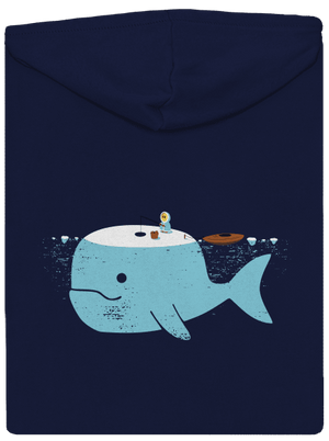 Rybárčenie pánska mikina na zips Navy