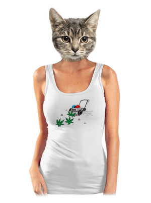 Ganja kríza dámske tielko klasické White