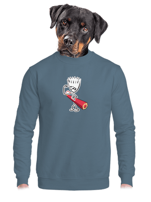 unisex mikina bez kapucne