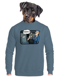 unisex mikina bez kapucne