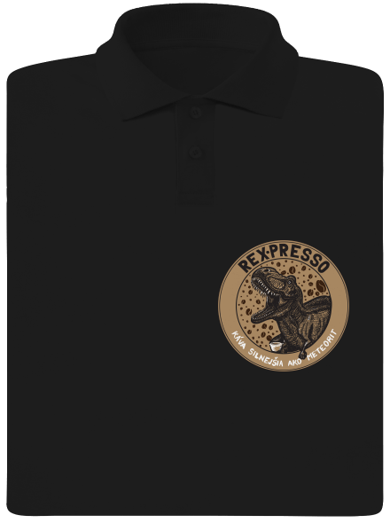 Rex-presso pánska polokošeľa Black