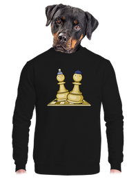 unisex mikina bez kapucne