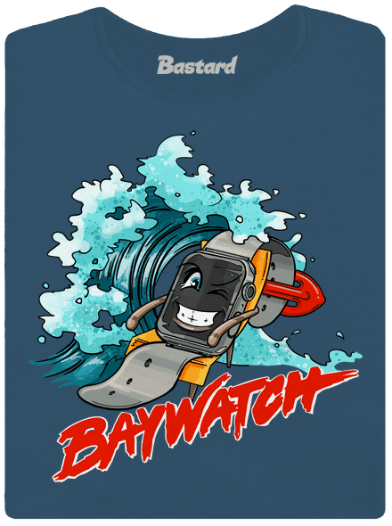 Baywatch dámske tričko prémium Petrol Blue