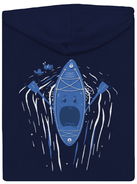 Ahhhh! pánska mikina na zips Navy