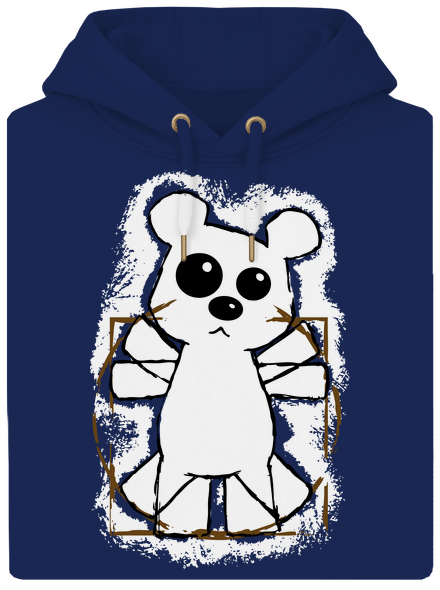 Da Vinci Teddy unisex mikina premium Navy