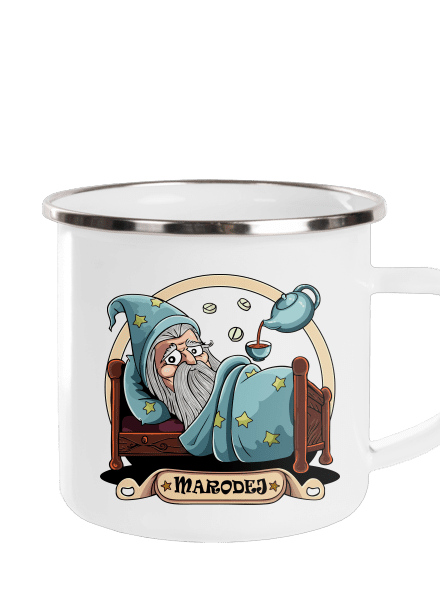 Marodej plecháčik White