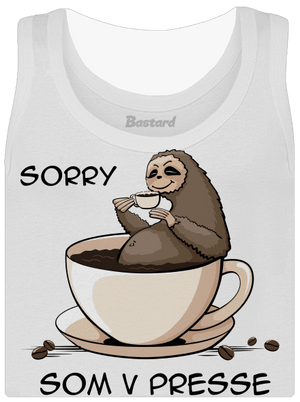 V presse dámske tielko klasické White