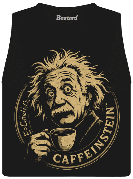 Caffeinstein dámske tielko voľné Black
