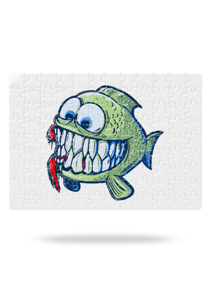 Hladná rybka puzzle White